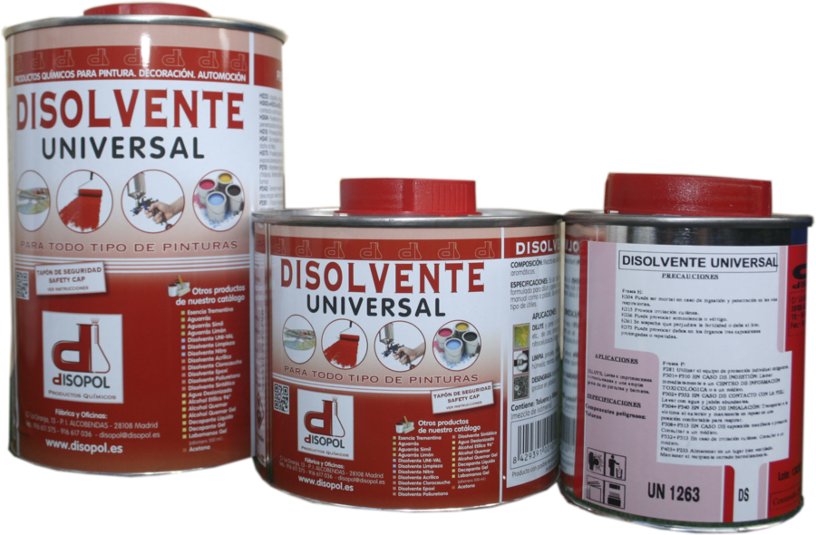 Productos DISOPOL, S.A., Fabricación y envasado de Disolventes